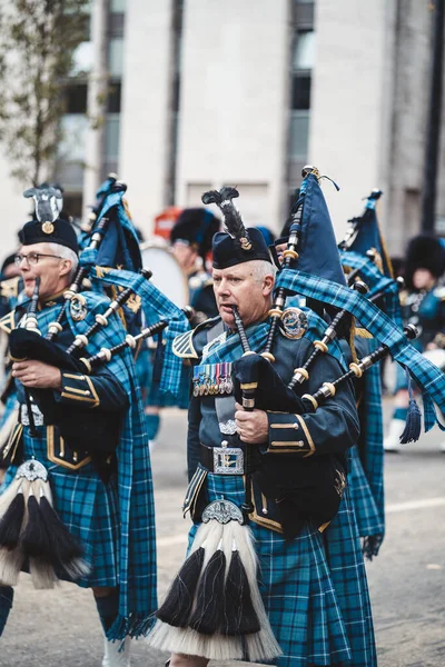 Londres Reino Unido 2021 Royal Air Force Pipes Drums Lord — Foto de Stock