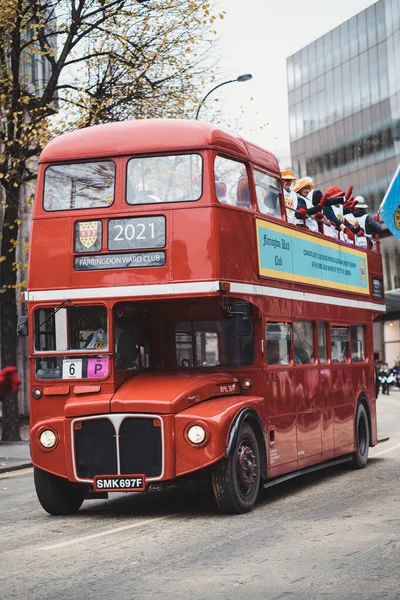 Londres Reino Unido 2021 Farringdon Ward Club Desfile Lord Mayors — Fotografia de Stock