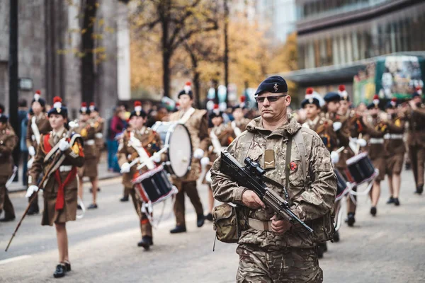 Londres Reino Unido 2021 Royal Yeomanry Lord Mayor London Show — Fotografia de Stock