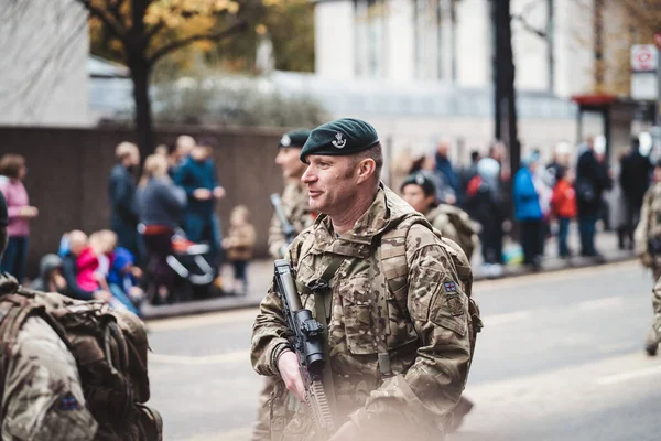 Лондон Великобритания 2021 Армейский Резерв Батальона Параде Лорда Мэра Лондона — стоковое фото