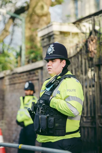 Russian Embassy London 2022 Ukrainian People Protest Thousands Gather Demand — ストック写真