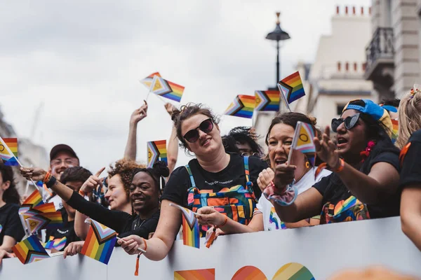 Londyn 2022 Burmistrz Londynu Świętuje Paradę Dumy Lgbtq Londynie — Zdjęcie stockowe