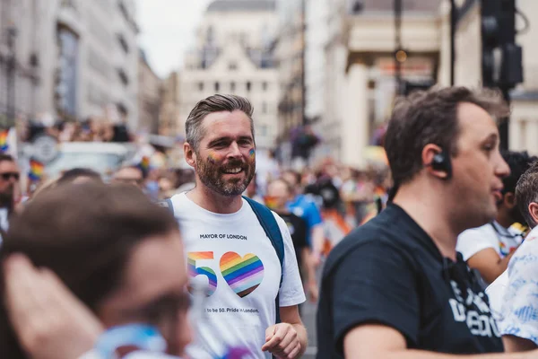 London 2022 Mayor London Office Celebrating London Lgbtq Pride Parade — Zdjęcie stockowe