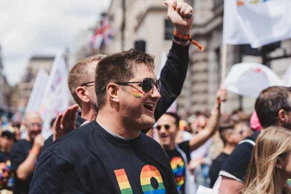 London 2022 Tesco Company Employees Celebrating London Lgbtq Pride Parade — Foto de Stock