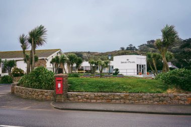 Jersey Adası, Channel Island (124; İngiltere - 2022.01.29: Channel Island, St. Ouens Körfezi 'ndeki güzel Jersey İnci Müzesi, 1985 yılında kuruldu.. 