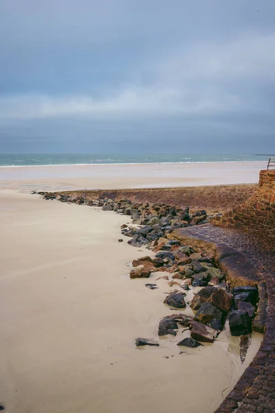 Ouzire Slip View Ouen Bay Cloudy Day — Stock Photo, Image