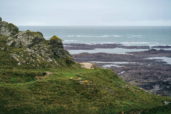 Hermosas Vistas Mar Sendero Jersey Island Islas Del Canal Día — Foto de Stock