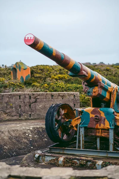 Jersey Island Channel Island 2022 Opuštěný Bunkr Druhé Světové Války — Stock fotografie