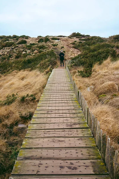 Hermosas Vistas Mar Sendero Jersey Island Islas Del Canal Día — Foto de Stock