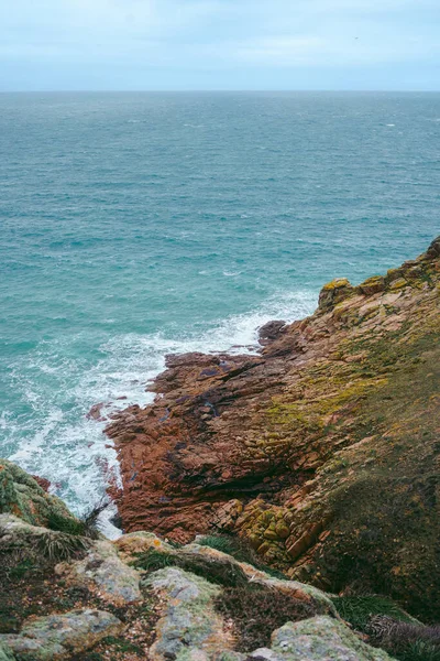 Prachtige Natuur Uitzicht Kust Kliffen Stranden Jersey Island Kanaaleilanden — Stockfoto