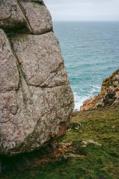 Hermosas Vistas Naturaleza Acantilados Costeros Playas Jersey Island Islas Del — Foto de Stock