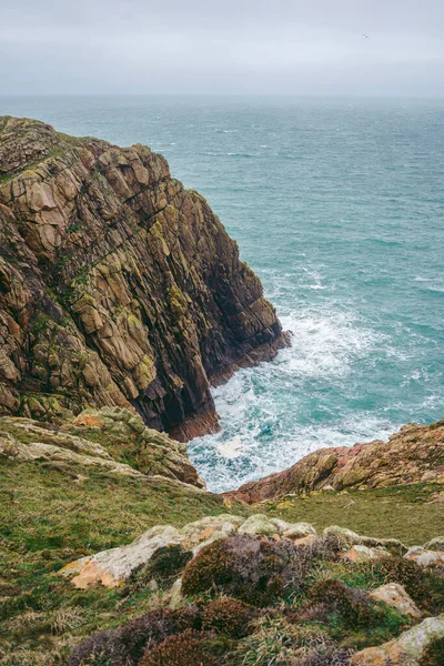 Beautiful Nature Views Coastal Cliffs Beaches Jersey Island Channel Islands — Stock Photo, Image