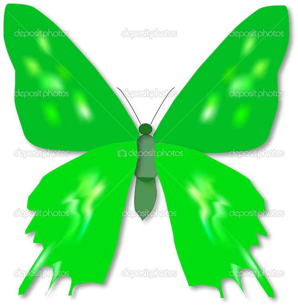 Papillon Vert Image Vectorielle Par Valera C Illustration Papillon Vert Image Vectorielle Par Valera C Illustration