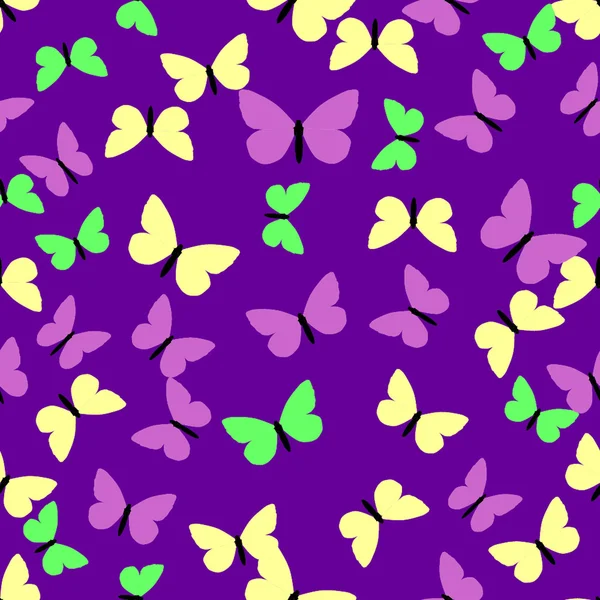 Texture consisting of butterflies — Stock Vector