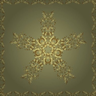 Elle çizilmiş. Vektör çizim. Sorunsuz çiçek desenli çiçekli, halk tarzında bırakır.