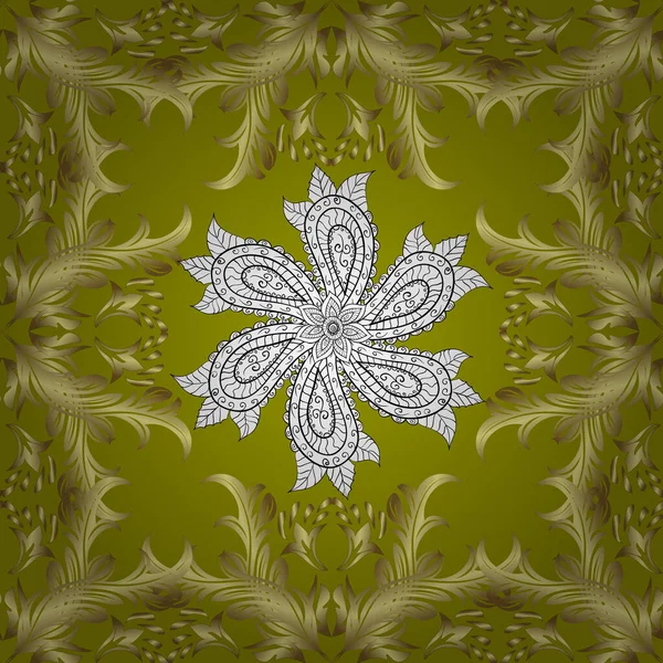 Fleurs Aquarelle Motif Sans Couture Vecteur Modèle Tissu Élégant — Image vectorielle