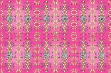 Raster illüstrasyonu. Kusursuz. Soyut lüks arka plan, zarif davetiye davetiyesi, davetiye, arka plan kapağı illüstrasyonu. Altın rengi. Bej, pembe ve kahverengi renkli resimler..