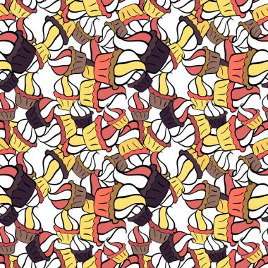 Güzel, süper soyut ve ilginç bir resim.