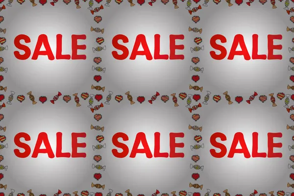 Sale Discount Background Online Store Poster Banner Shop Promotional Leaflet — Stock Photo, Image