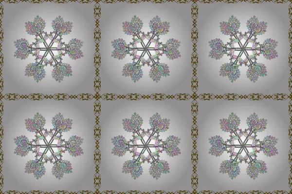 패턴의 배경이다 래스터 삽화에 나오는 꽃무늬 — 스톡 사진