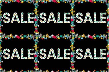 Siyah, beyaz ve sarı renkli illüstrasyon. Raster illüstrasyonu. Kusursuz. Sosyal medya, e-posta, baskı, reklam tasarımı ve tanıtım materyalleri için iyidir. Satılık web afişleri, posterler.