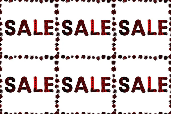 Putih Hitam Jumat Merah Penjualan Sihir Logotype Cetak Teks Untuk — Stok Foto