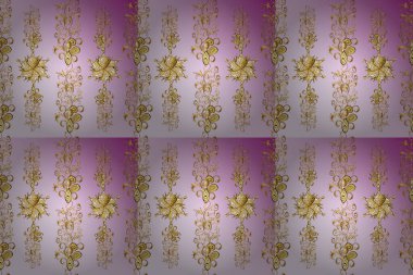 Doğu tarzı arabesk. Raster altın desen. Raster Illustrasyon. Kusursuz altın desenli bukleler. Altın elementli renkler.