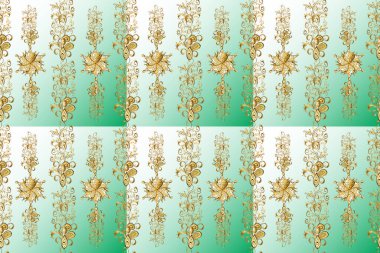 Kusursuz soyut bir arkaplan. Doğu klasiği ve altın desen.