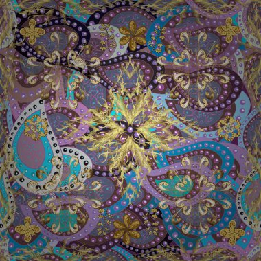 Mor renkli ve altın elementli desen. Patina. Kusursuz ahşap oyma. Lüks mobilyalar. Küçük bir alan derinliği. Kahverengi, mor, altın kaplamalı. Oyma. Klasik mobilya stili.