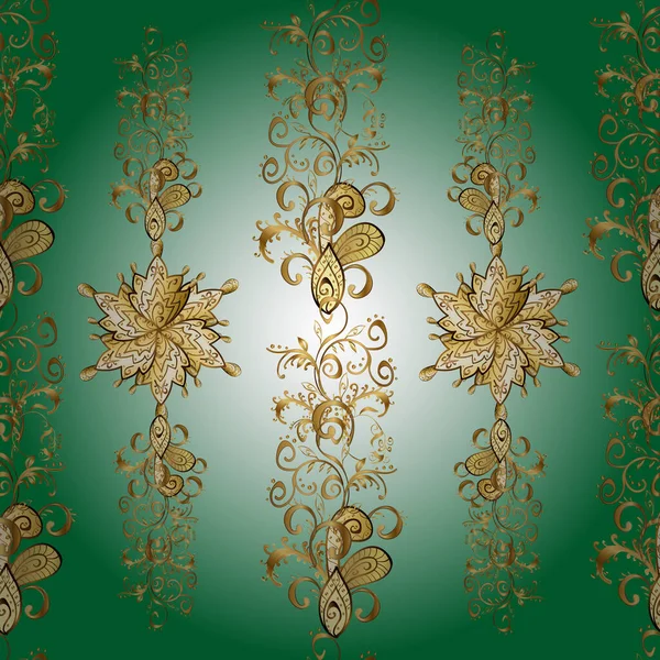 Vintage Design Element Ανατολίτικο Στυλ Διάνυσμα Απρόσκοπτη Μοτίβο Floral Στολίδι — Διανυσματικό Αρχείο