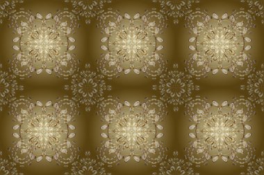 Vektör çizimi. El çizimi. Çiçekli, yapraklı, çiçeksiz çiçek desenli..