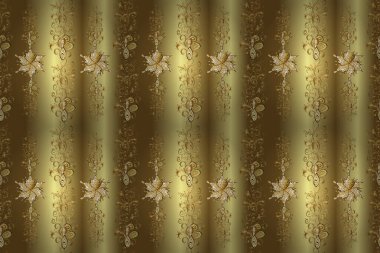 Düzenlenebilir. Düğün davetiyeleri için çiçek deseni, tebrik kartları, hatıra defteri, baskı, hediye paketi. Tarafsız, kahverengi ve sarı çiçekli suluboya şekilli zarif, pürüzsüz desen, tasarım elemanları.