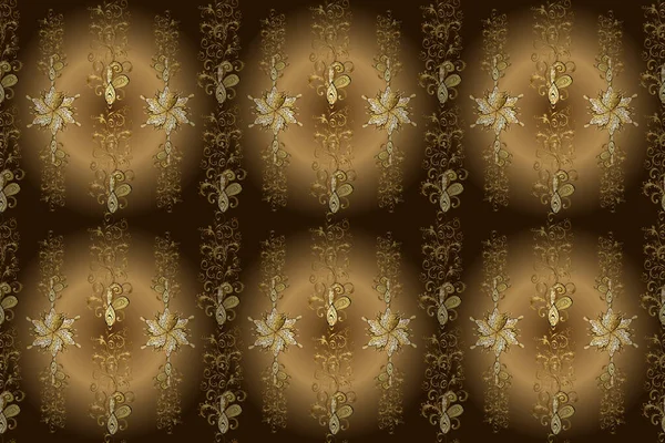Bloemenpatroon Raster Illustratie Bloem Naadloze Achtergrond Bloeiende Sierlijke Lentetuin Textuur — Stockfoto