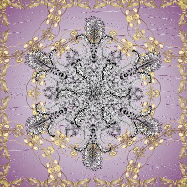 Rococo tarzında zarif, zarif bir süs. Barok tarzında kusursuz. Klasik bir tarz. Gri, nötr ve beyaz renklerde desenler. Tekstil ve hatıra defteri için güzel desen.