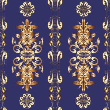 Kıvırcık arka plan. Minimalist geometrik tasarım. Bej, kahverengi ve mor renkli Art Deco Deseni. Kusursuz. 1920-30 motifleri. Çizgi tasarımı. Lüks klasik illüstrasyon.