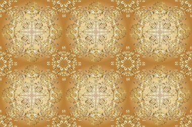Bej, sarı ve kahverengi renklerde Art Deco desenleri. 1920-30 motifleri. Çizgi tasarımı. Lüks klasik illüstrasyon. Geometrik dekoratif dijital kağıtlar. Güzel arka planlar. Yelpaze pulları süslemeleri.