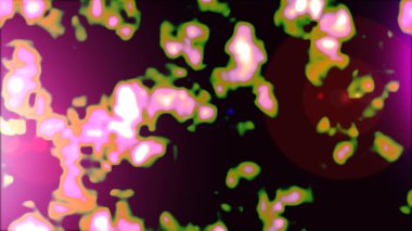 Soyut süper sevimli ve ilginç bir resim. Kırmızı, pembe, siyah renkler.