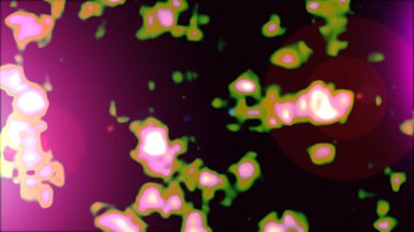 Soyut süper sevimli ve ilginç bir resim. Kırmızı, pembe, siyah renkler.