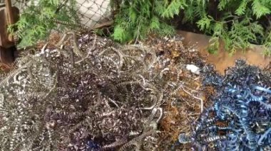 Paslı talaşlı video. Patates kızartmalı kova. Teknoloji.