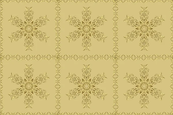 Seamless Openwork Weaving Delicate Nice Background Brilliant Lace Stylized Flowers — Stock Photo, Image