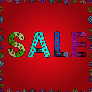 Canlı mermer doku vektörü çizimi. Kusursuz desen. Çerçeveler. Moda tasarımlı pazarlama afişleri. Sezon sonu indirimi. Vektör. Resimler kırmızı, mavi ve yeşil renklerde.