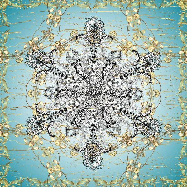 Klasik mobilya tarzı. Küçük bir alan derinliği. Mavi, beyaz ve altın kaplamalı tarafsız zemin. Kusursuz ahşap oyma. Mavi desenli, beyaz ve altın elementli. Lüks mobilyalar..