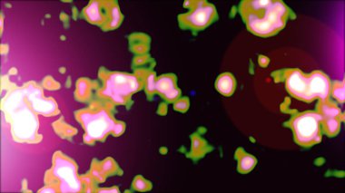 Sihirli süper şirin soyut ve güzel bir resim. Soyut. Sızıntı. Galaksi.