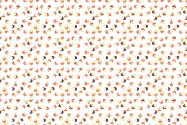 Raster. Pasta tatlısı, pürüzsüz desen. Yemek afişi tasarımı için. Beyaz, nötr ve bej renkte güzel bir doğum günü deseni.