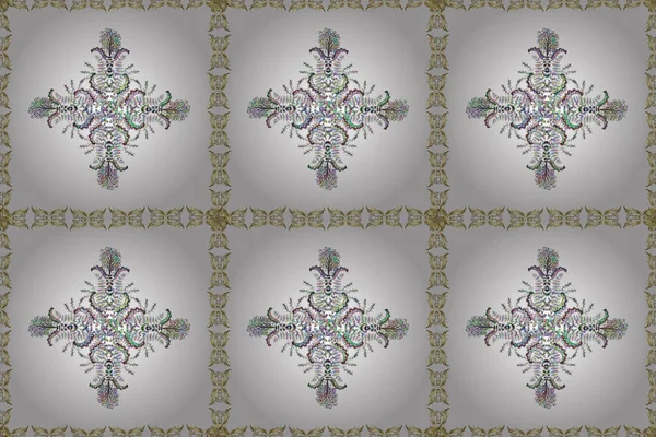 Seamless Pattern Abstract Ornament Seamless Pattern Mandalas Ornaments Background — Stock Photo, Image