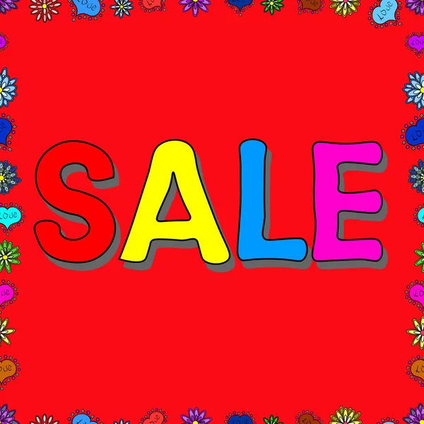 Vektör çizimi. Mektup. Kırmızı, sarı ve gri renkli çizimler. Kusursuz desen. Tabela çizilmiş. Güzel bayrak..