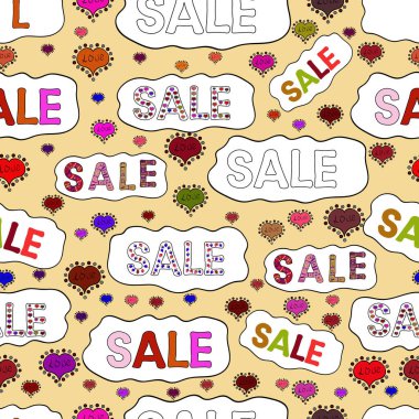 Vektör. Mektup. Kusursuz. Beyaz, bej ve siyah renklerde konuşma tasarımı ile el çizimi moda resimleri. Hediye posteri, kart. Paketlemek için harika..