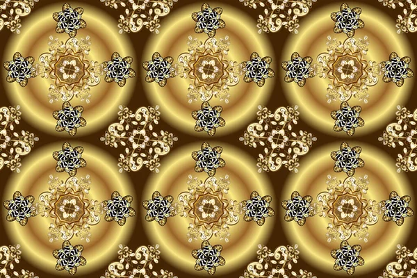 Tradycyjny Klasyczny Ornament Płynny Orientalny Raster Ładny Wzór Arabeskami Kwiatowymi — Zdjęcie stockowe