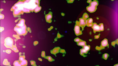 Tasarım ambalajı ve hediye kağıdı, tebrik kartları, afiş ve poster tasarımı. Çizim kalıbı soyut şirin arkaplan. Raster illüstrasyonu. Mor, kahverengi ve siyah renkli. Karalama deseni.