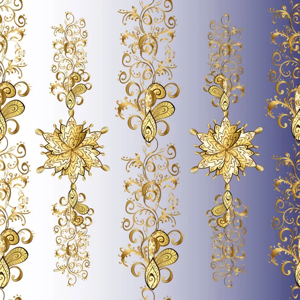 Klassisk Orientalsk Mønster Neutrale Grå Violette Farver Damask Sømløse Ornament - Stock-foto
